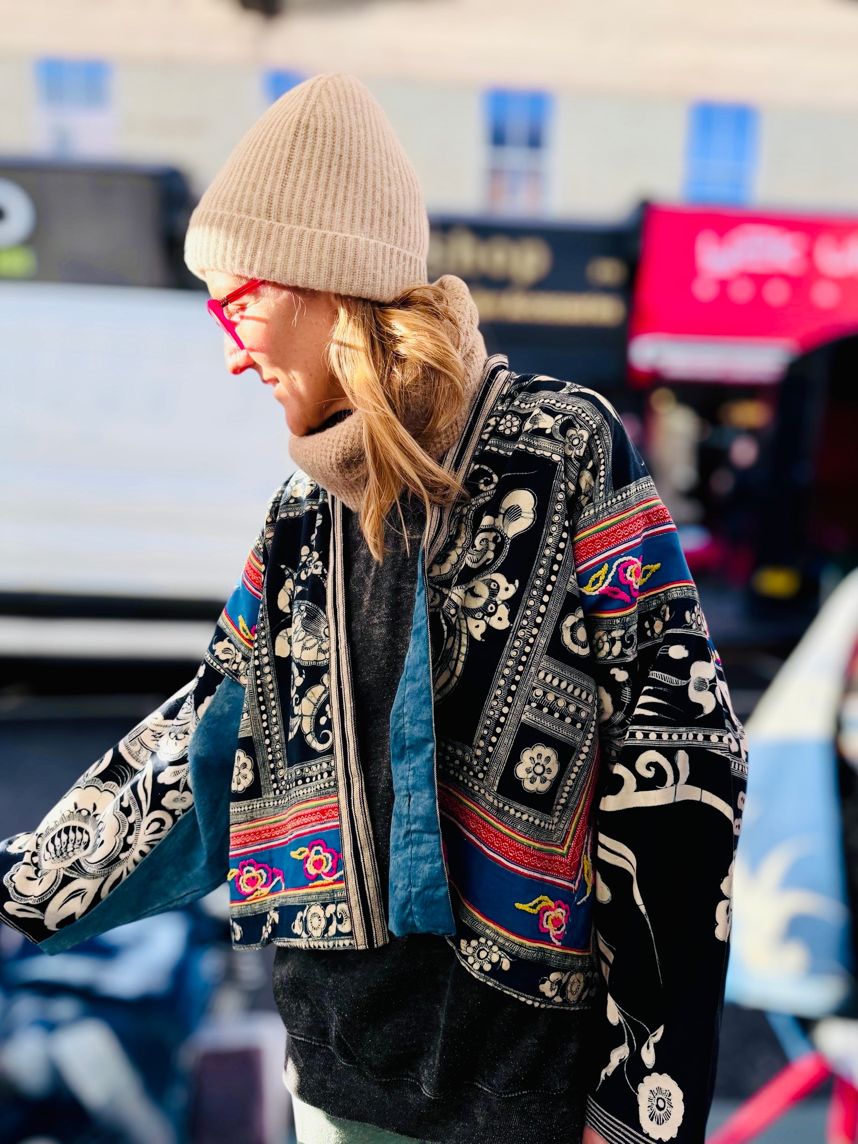 Embroidered Kimono Jacket 红