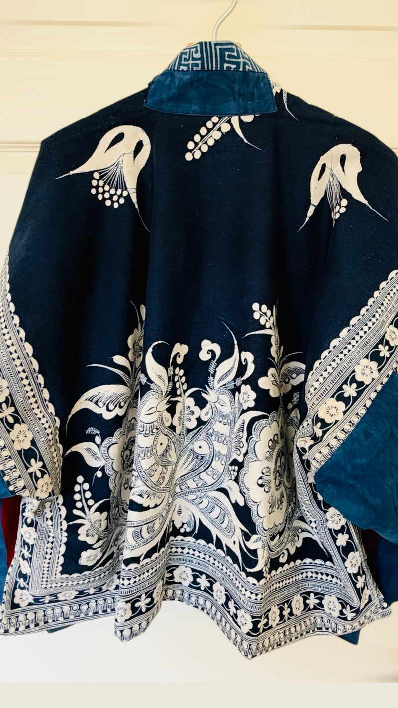 Embroidery Kimono Jacket 橙色