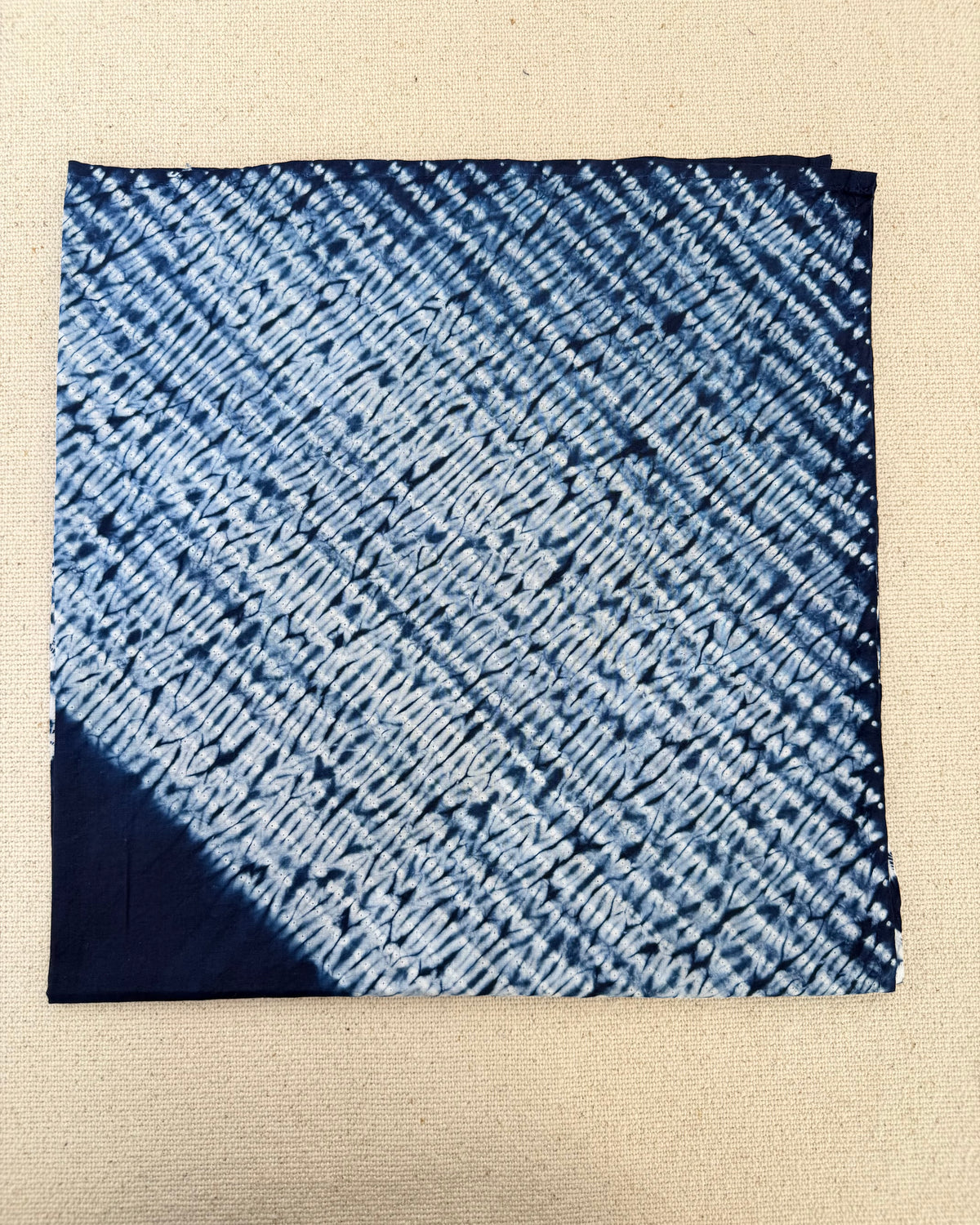 Cotton Shibori Bandana 蓝