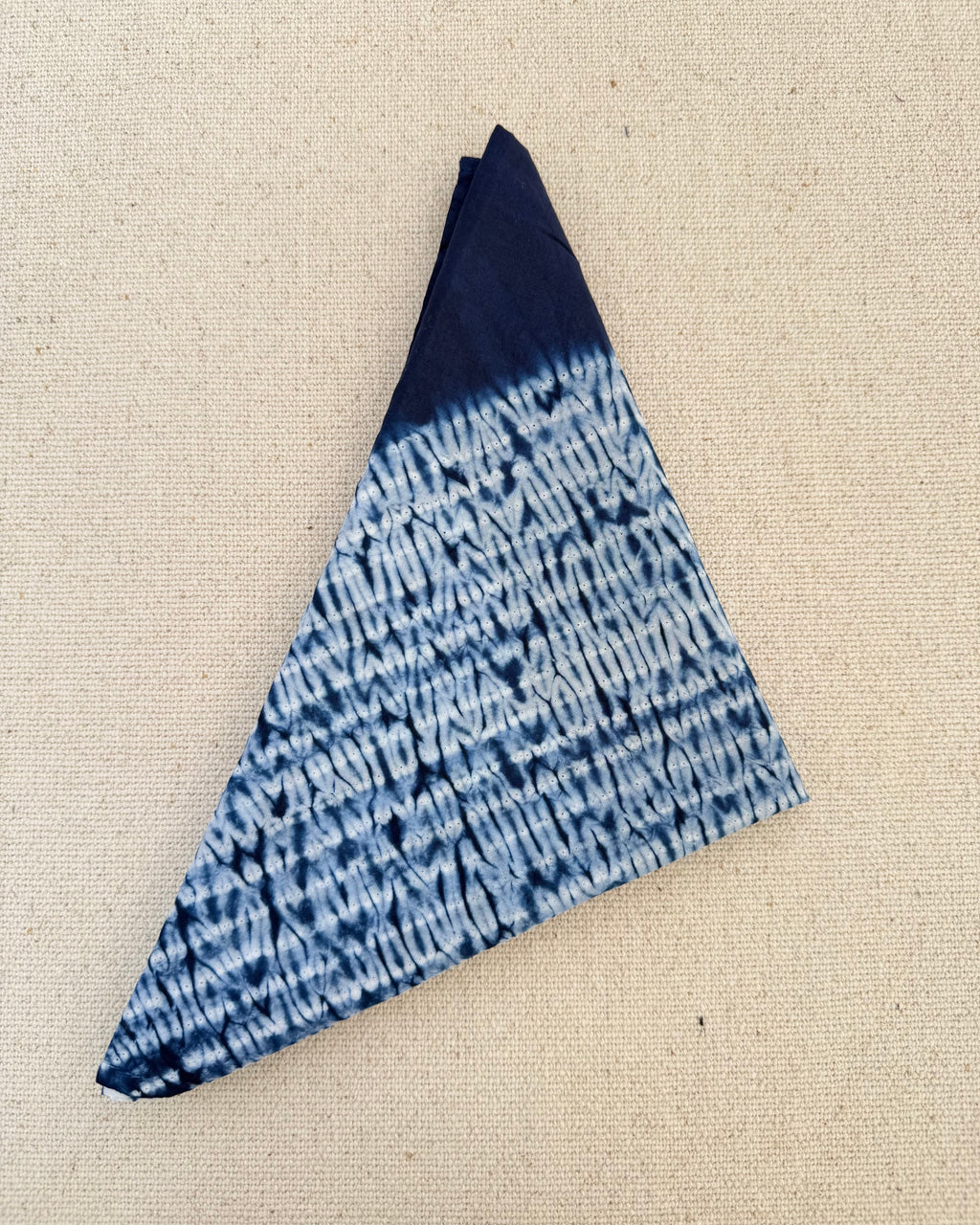 Cotton Shibori Bandana 蓝