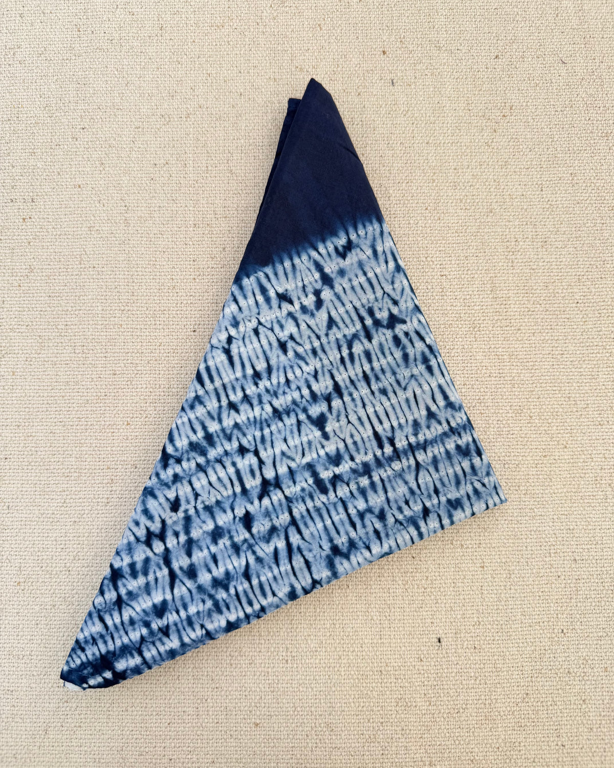 Cotton Shibori Bandana 蓝