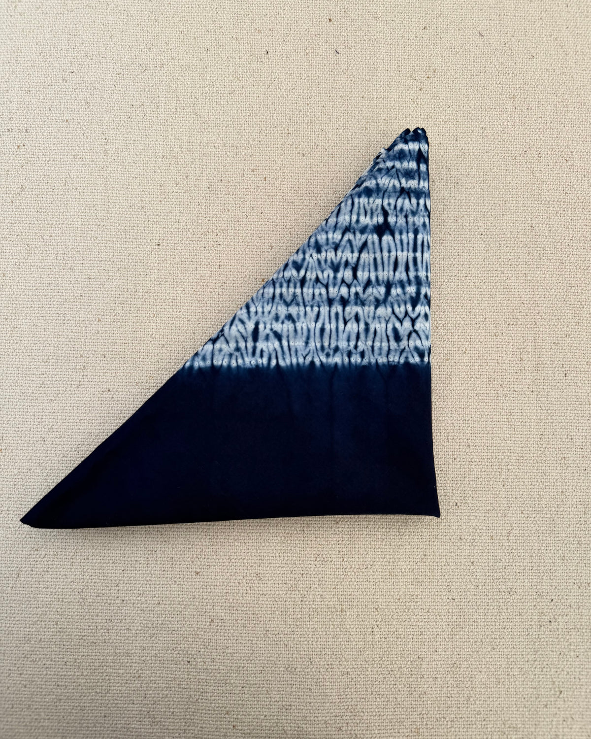 Cotton Shibori Bandana 蓝