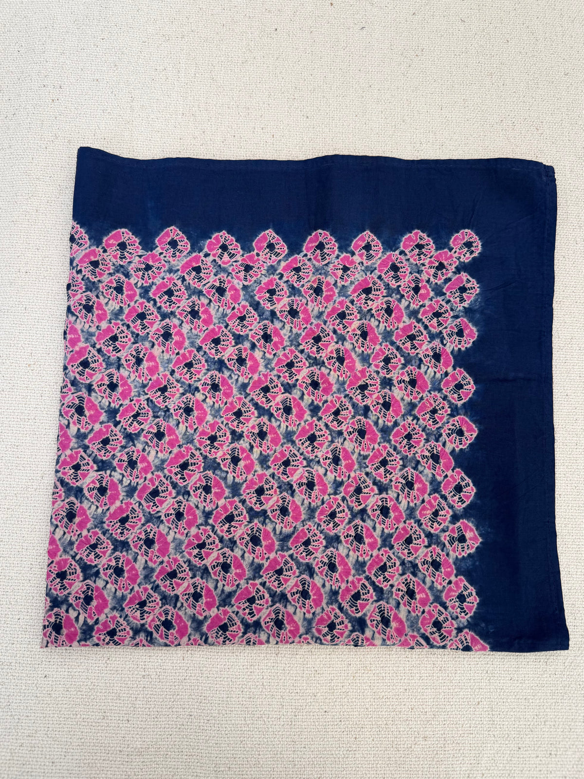 Cotton Shibori Bandana 粉