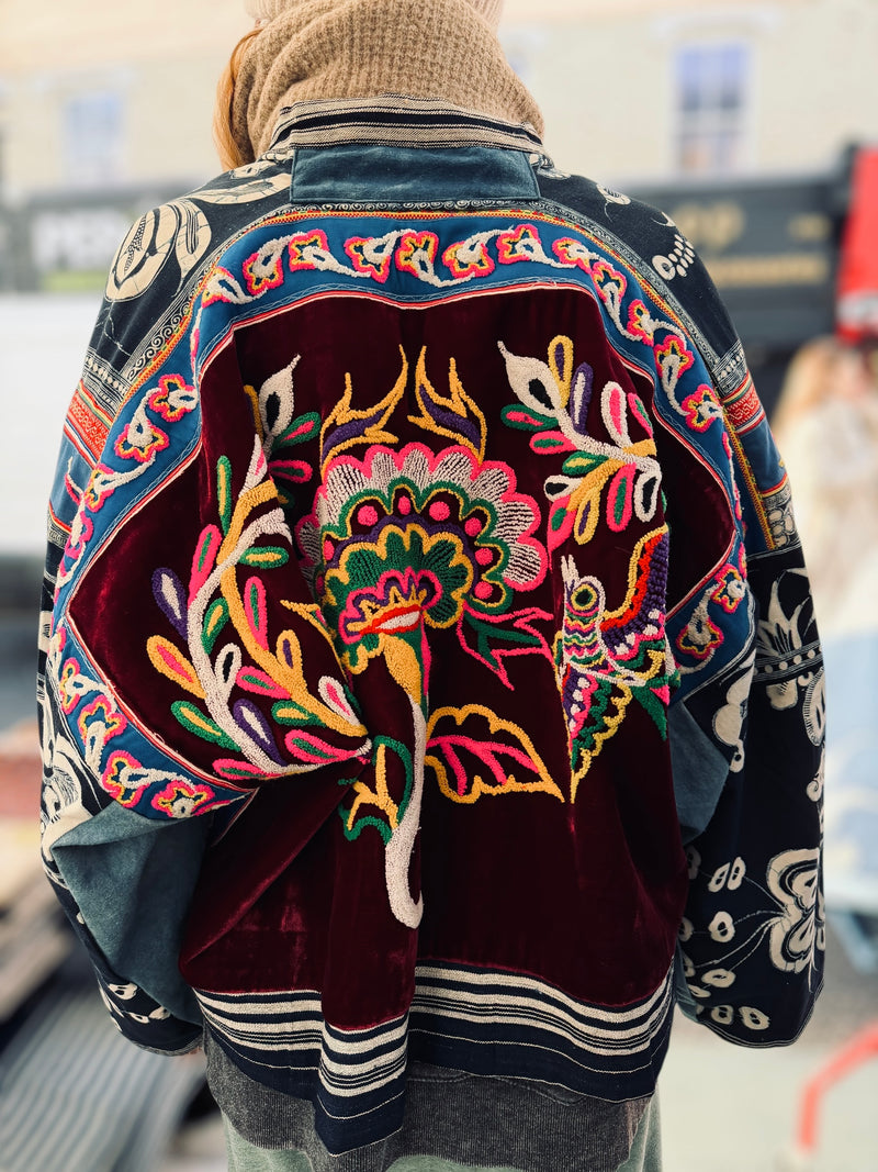 Embroidery Kimono Jacket 红