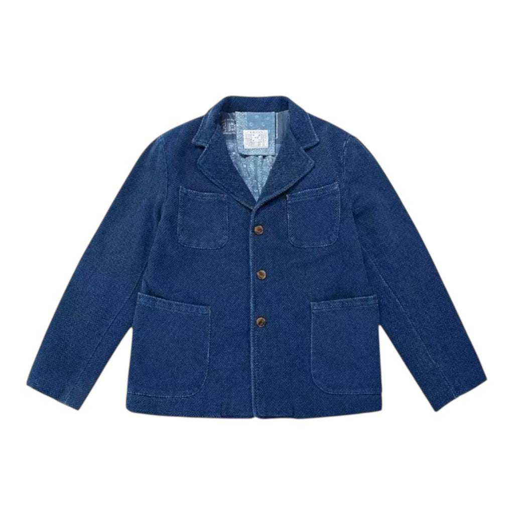Indigo Sashiko Blazer