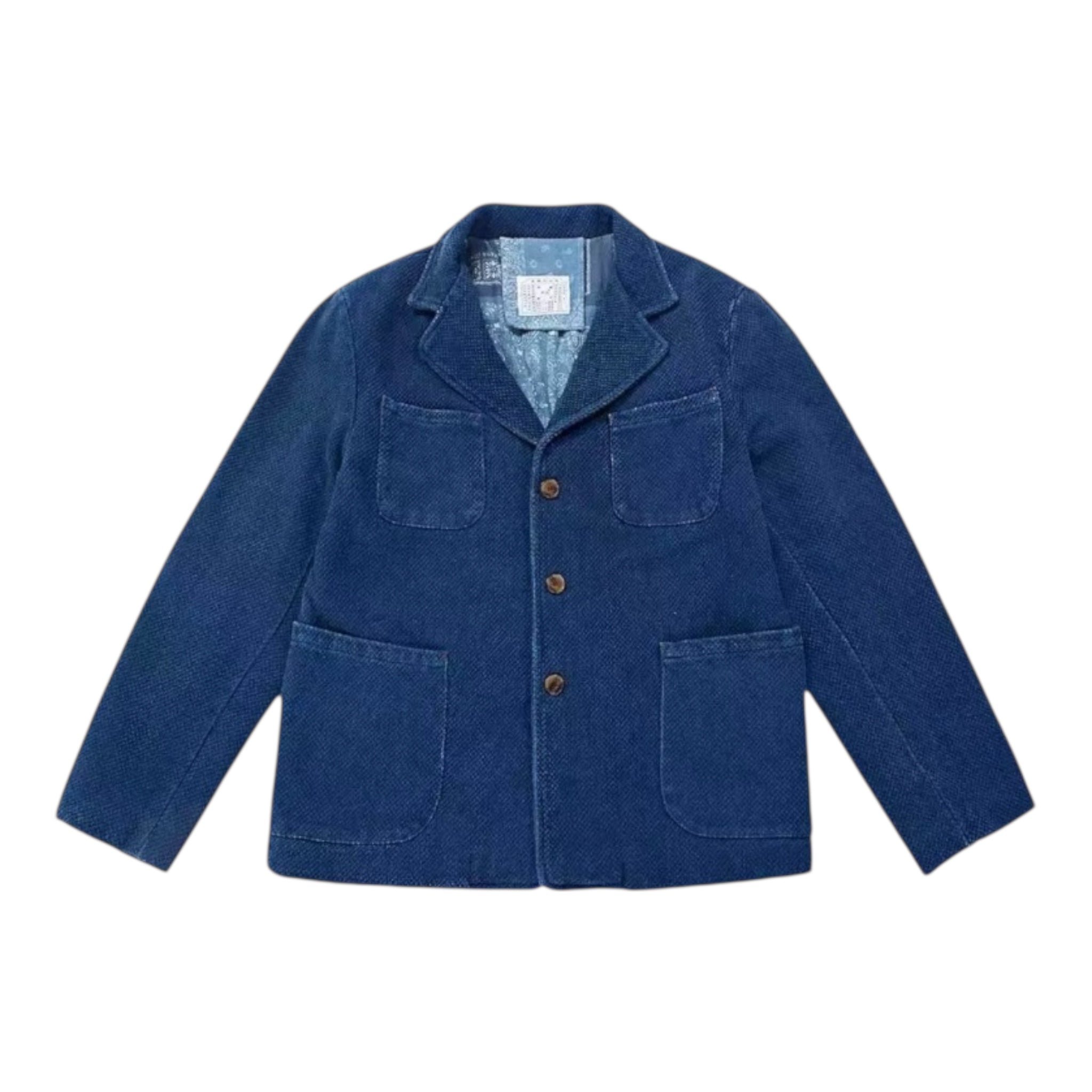 Indigo Sashiko Blazer