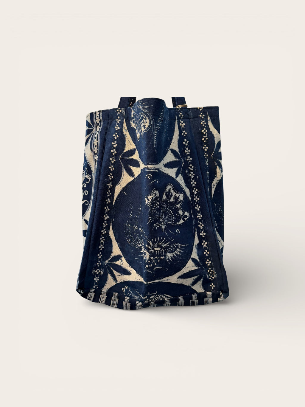Batik indigo larger bag