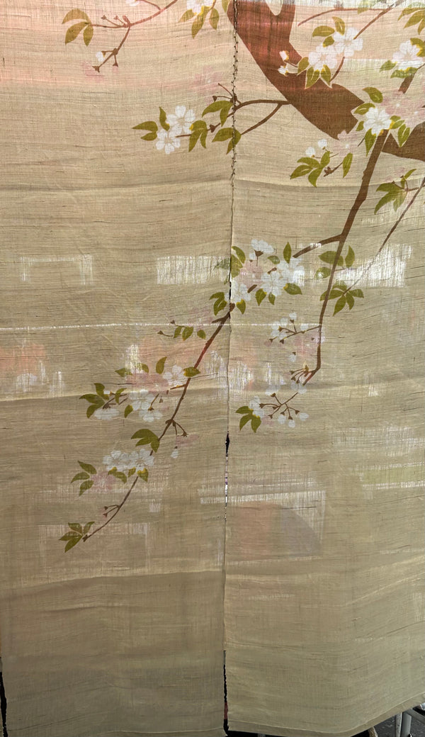 Cherry Blossom Hemp Door Hanging