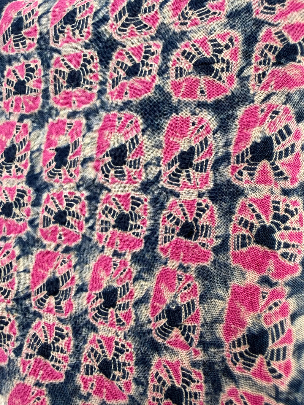 Cotton Shibori Bandana 粉