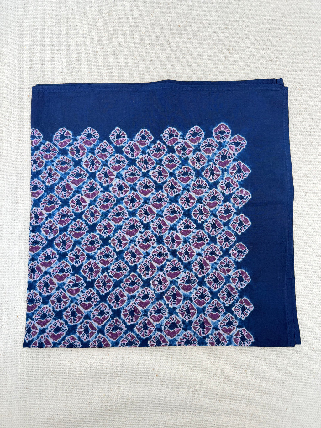 Cotton Shibori Bandana 紫