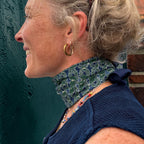 Cotton Shibori Bandana 绿