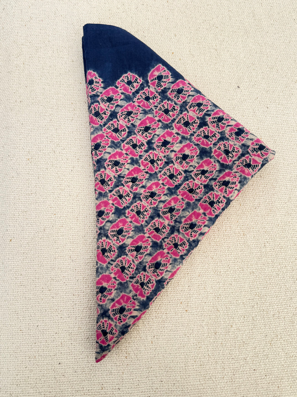 Cotton Shibori Bandana 粉