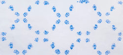 Ice Blocks Indigo Silk Scarf 冰花