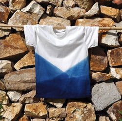 Indigo cotton t-shirt