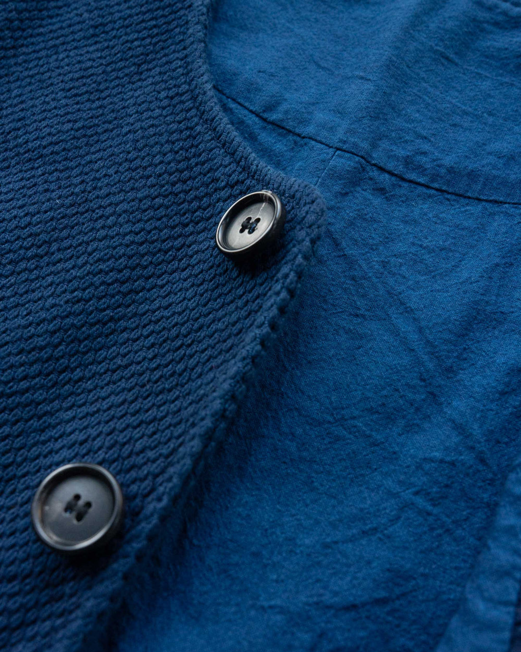 Natural Indigo Sashiko Waistcoat